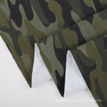 Custom Knit Cotton Polyester Army Print Camouflage Military Uniform Printed Fleece Fabric For Hoodie